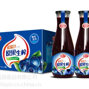 恬润1.5L大口果肉蓝莓汁新品上市