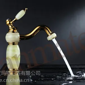 H-8004A汉玛特单孔欧式金色混水***面盆***