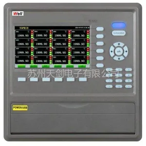 供应Well出品TP700 8-64ch7英寸触摸屏无纸记录仪