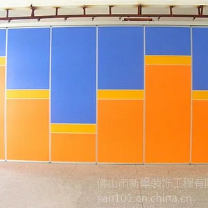 厂家直销南宁活动隔断南宁折叠门南宁酒店隔断南宁酒楼折叠隔断屏风隔音环保材料铝合金轨道尼龙轮子