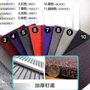 奥途【厂家直销】pvc汽车丝圈脚垫 加厚喷丝脚垫 通用三件套