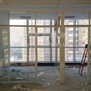 邵阳会议室铭雄玻璃隔断高隔间