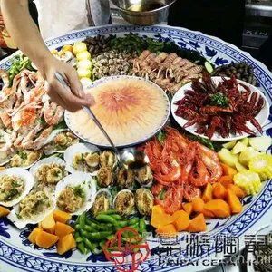 找能够饭店特大装大盘菜装饰陶瓷大碟、大盘的价格是多少 品派瓷业厂家直销