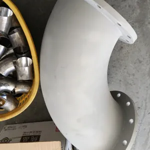 304/316l 不锈钢 工业级 喷砂 法兰连接 弯头 天目