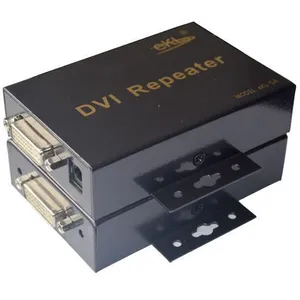 供应DVI信号放大器 可以传输50米 DVI延长器 中继器 中间直通