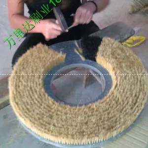 佛珠抛光机圆盘刷 文玩猪鬃圆盘刷 核桃清洗圆盘刷