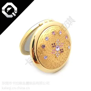 锌合金化妆镜 礼品镜子 美容镜 卡拉琪厂家定制锌合金化妆镜