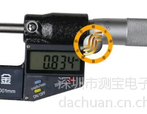数显千分尺 0-25mm电子数显千分尺 刀口叶片尖扁头千分卡尺 螺旋测微器