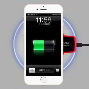 三星S6透明无线充电器S6 edge无线充电板底座iPhone6s水晶无线充