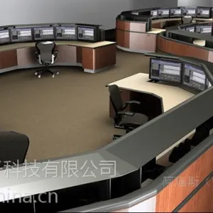 操作台 电脑操作台 机房监控 监控电视墙 监控控制台 双层调度台