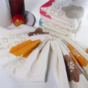 供应***纯棉印花面巾 纯棉毛巾 35*75CM 克重 100G