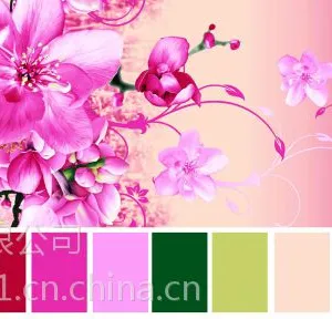 供应长兴金顺纺织库存全涤分散印花磨毛布