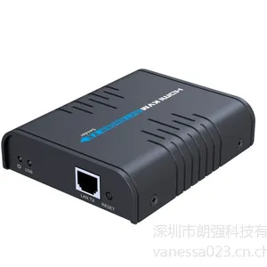 实力品牌朗强LKV373KVM网线传输120米支持鼠标键盘