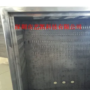 艺凯钣金深圳机箱机柜水电解制氧柜百叶窗通风演示柜非标件定制 不锈钢烤漆