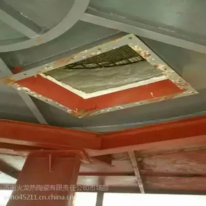 火龙硅纤RTO蓄热室焚烧炉专用内衬保温陶瓷纤维硅酸铝模块。