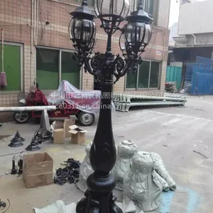 广东中山古镇艺科长裕厂家定做LED户外照明灯具压铸铝景观庭院灯