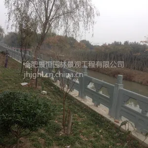 仿石护栏栏杆 仿木护栏栏杆 河道护栏 水泥护栏 亲水平台栏杆
