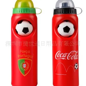 专业生产 红色 多款彩色盖子 加防尘盖 pe运动水壶