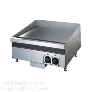 新粤海SH-24手抓饼机器燃气饼机铁板鱿鱼商用小吃设备加厚电平扒炉
