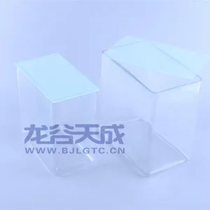 玻璃标本缸 一体成型 非粘接不漏液 实验室长方形玻璃缸 带盖子 染色缸 浸泡缸