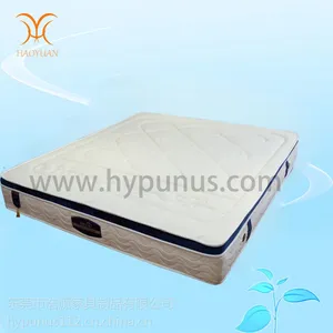 供应东莞蓝寐之家有机棉面料独立筒弹簧床垫