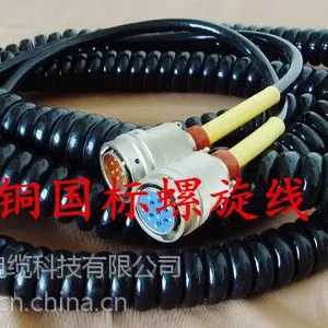 杰特隆弹簧电线螺旋电缆线8*1.5平方,工作长度6米