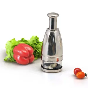 达盛CS-981 6.5*6.5*18.5 不锈钢碎容器/切蒜器/碎容器/切菜器/碎菜宝