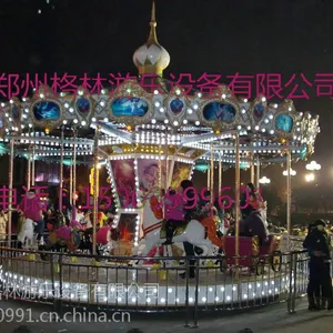 豪华转马|转马游乐设备-郑州格林游乐设备厂-豪华转马,10年品质厂家
