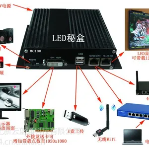 支持灵星雨卡莱特德普达系统的MC-100系列LED秘盒【标准版】