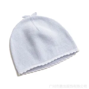 勇发服饰 儿童 婴儿简约纯色套头帽专业生产定制 12年诚信通