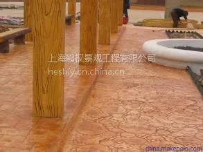 供应宁夏压模地坪、彩色水泥压花地坪【鹤权】