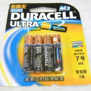 供应DURACELL金霸王MX2400|LR03|AAA 7号超能量电池