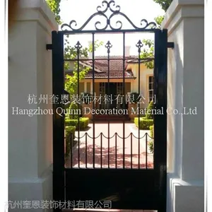 杭州匠王世家 【优质推荐】 欧式金属工艺庭院铁大门 户外铁艺小门