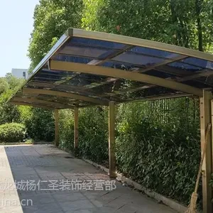 武汉铝合金单边车棚 武汉铝合金车棚价格优惠 组合式武汉停车棚
