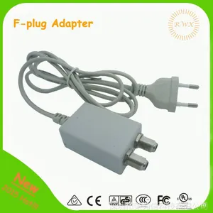 电源厂家供应电视射频天线放大器RF12V200mAF头防水电源适配器