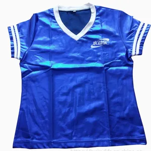 依订衣衫品牌 厂家订货蓝色短袖套裙2件套 中山定做促销服套装