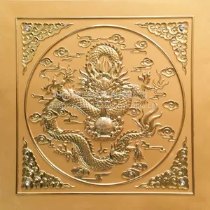 盛古装饰PU聚氨酯新款古建/寺庙地宫天花集成吊顶直销/扣板天花
