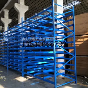 厂家定制办公室地毯重型钢平台阁楼货架定制纺织、皮革简易拆装堆叠仓库货架