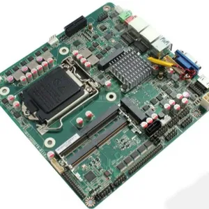 ITX-H110 6串口单网sata3硬盘工控主板LGA1151针自助终端机主板