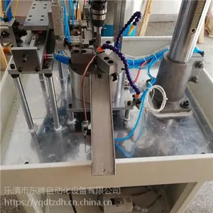 自动车床攻牙机 锌合金工件自动丝攻_东腾自动化设备