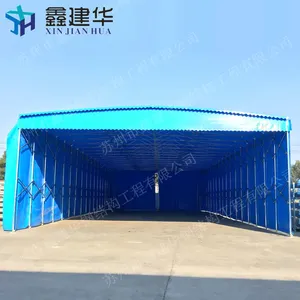 青岛大型带围布伸缩仓库防雨棚定制防雨布质量怎么样