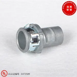 厂家供应 UL软管接头 锌合金镀锌金属接头HS161