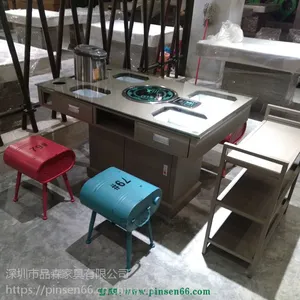 深圳 惠州 哪个商家大量供应火锅店火锅桌子 餐厅专用桌椅