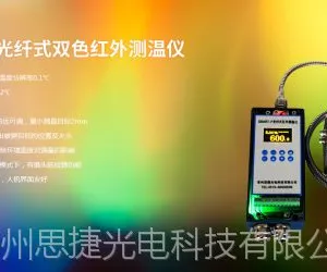 钢铁、冶金、晶体炉、工业炉、玻璃、光伏用思捷光电高精度SMART-FSR-8025光纤式双色测温仪