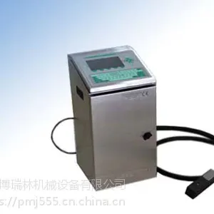 德国美创立小字符喷码机线缆PE黑管油管白墨喷码机线材型材电子汽车配件计米印字打标机