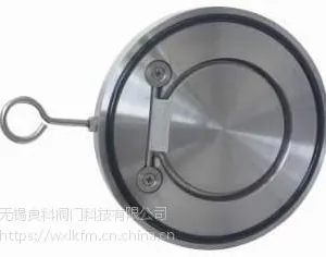 无锡良科生产H74W不锈钢对夹式止回阀