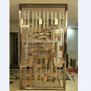 广东铝雕屏风 铜雕工艺品 酒店铝屏风隔断批量生产 铝板雕刻生产厂家