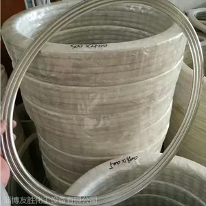 搪瓷反应釜密封垫圈 四氟包覆石棉垫子 石棉四氟釜配件垫片