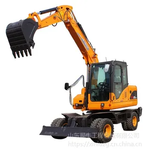 犀牛重工XN85-9Y小型轮式挖掘机