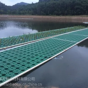 人工生态浮床人工植物种植浮岛绿化环境的